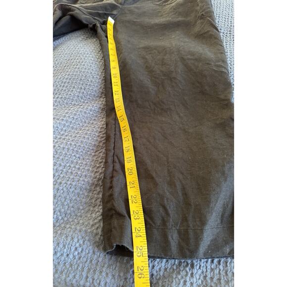 J.Jill Linen Plus Size 18 Crop Pants Black Lagenlook - Picture 10 of 10